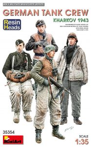 1/35 German Tank Crew.Kharkov 1943. Resin Heads