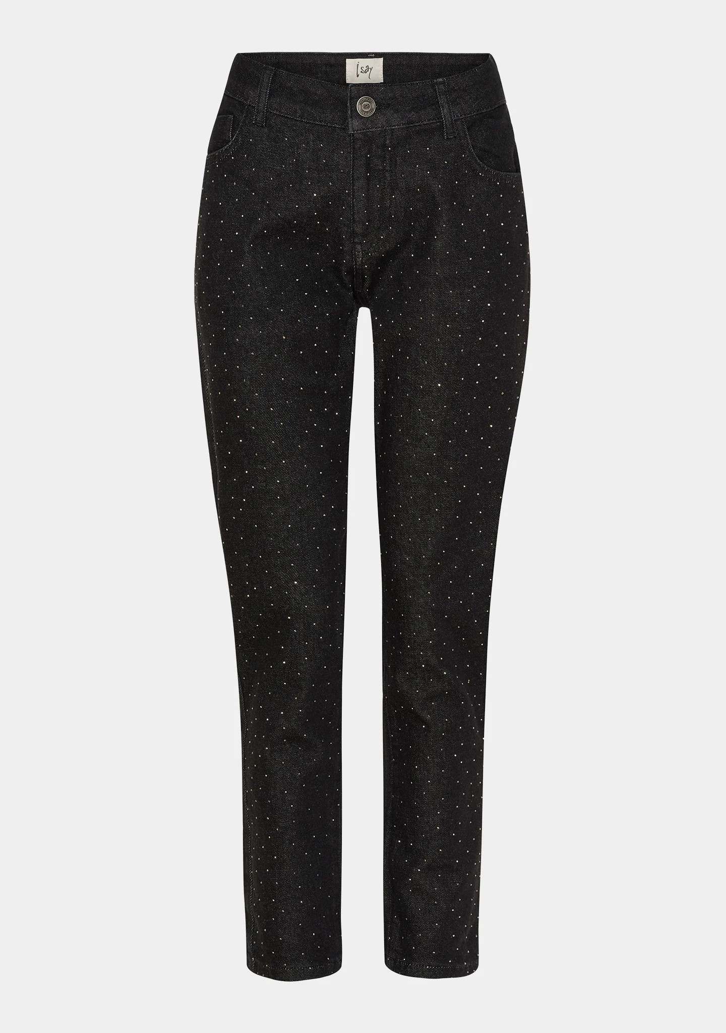 Lucca Shine Jeans - Black Wash - Isay