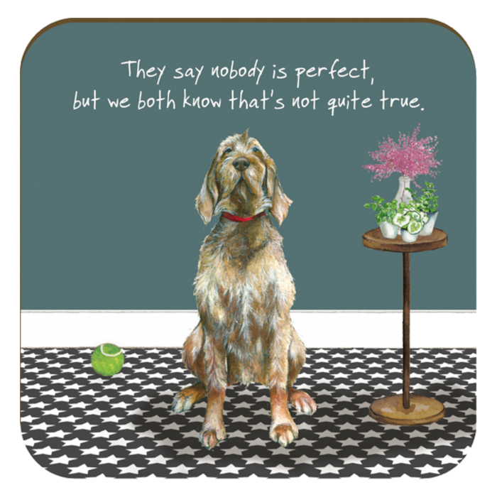 Coaster The Little Dog Laughed Dog Motif  Hungarian Vizsla