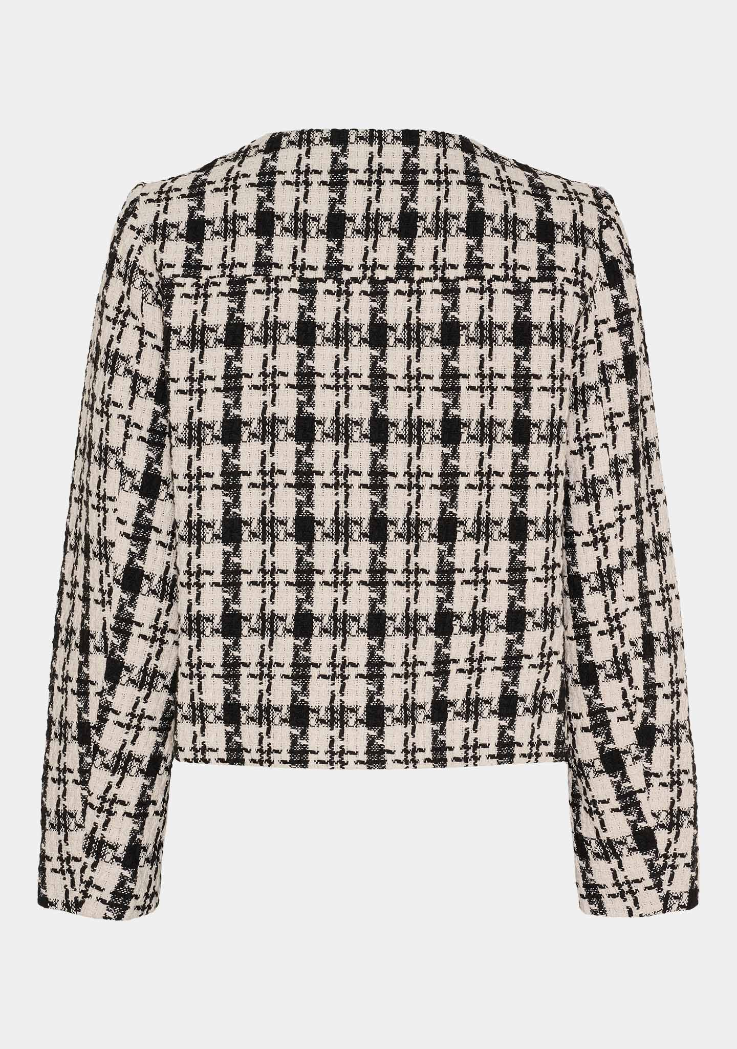 Emilie Blazer - Black/Cream Check - Isay - 3
