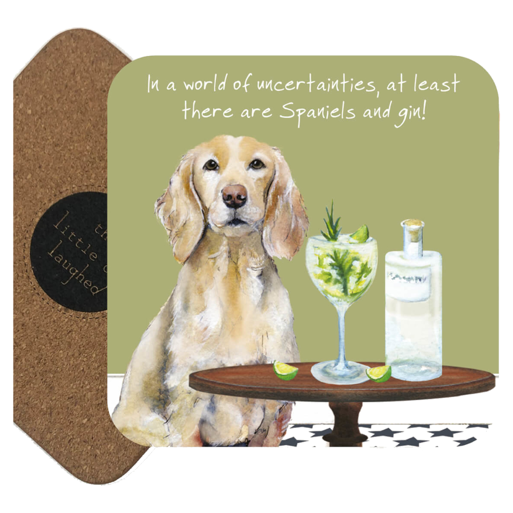 Coaster The Little Dog Laughed Dog Motif  Spaniel - 2