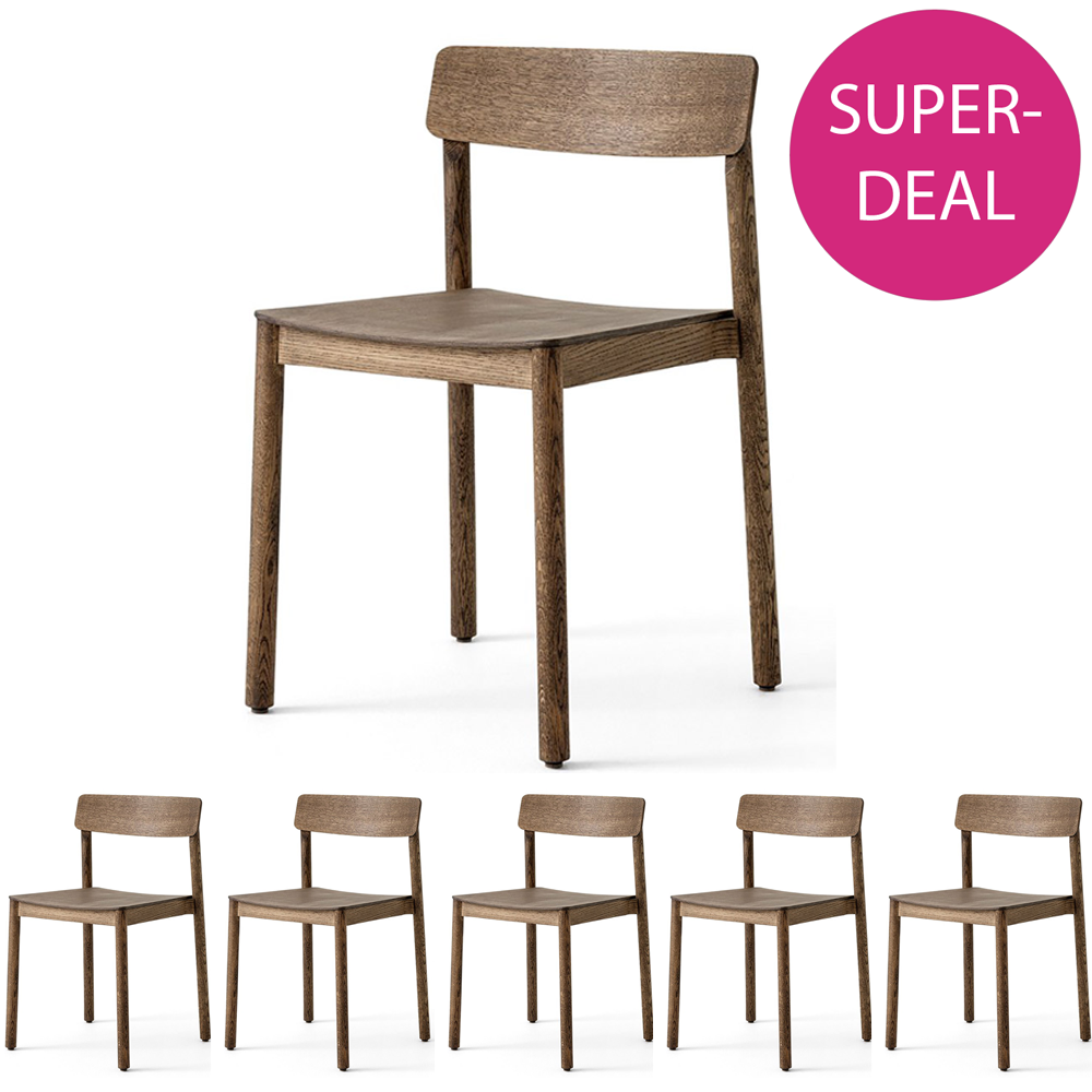 Betty TK2 stol (Superdeal - Volympris/st vid köp av 6st) Rökt ek - I lager - &Tradition