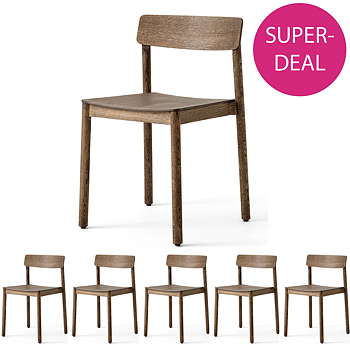 Betty TK2 stol (Superdeal - Volympris/st vid köp av 6st) Rökt ek - I lager - &Tradition