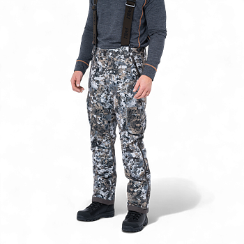 P4H Recon XT Jaktbyxa med hängslen Grey Camo