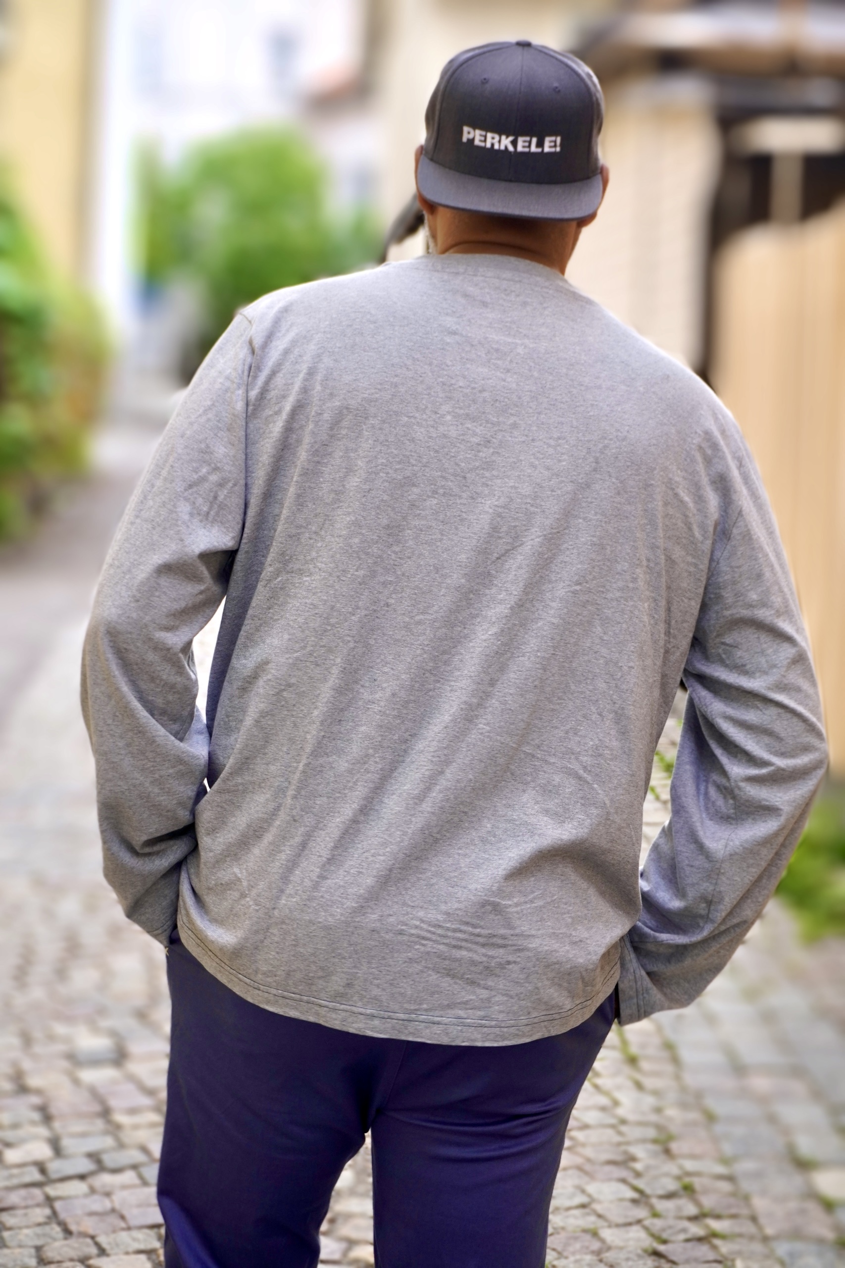 MARLEY COTTON MELANGE TEE  GREY 