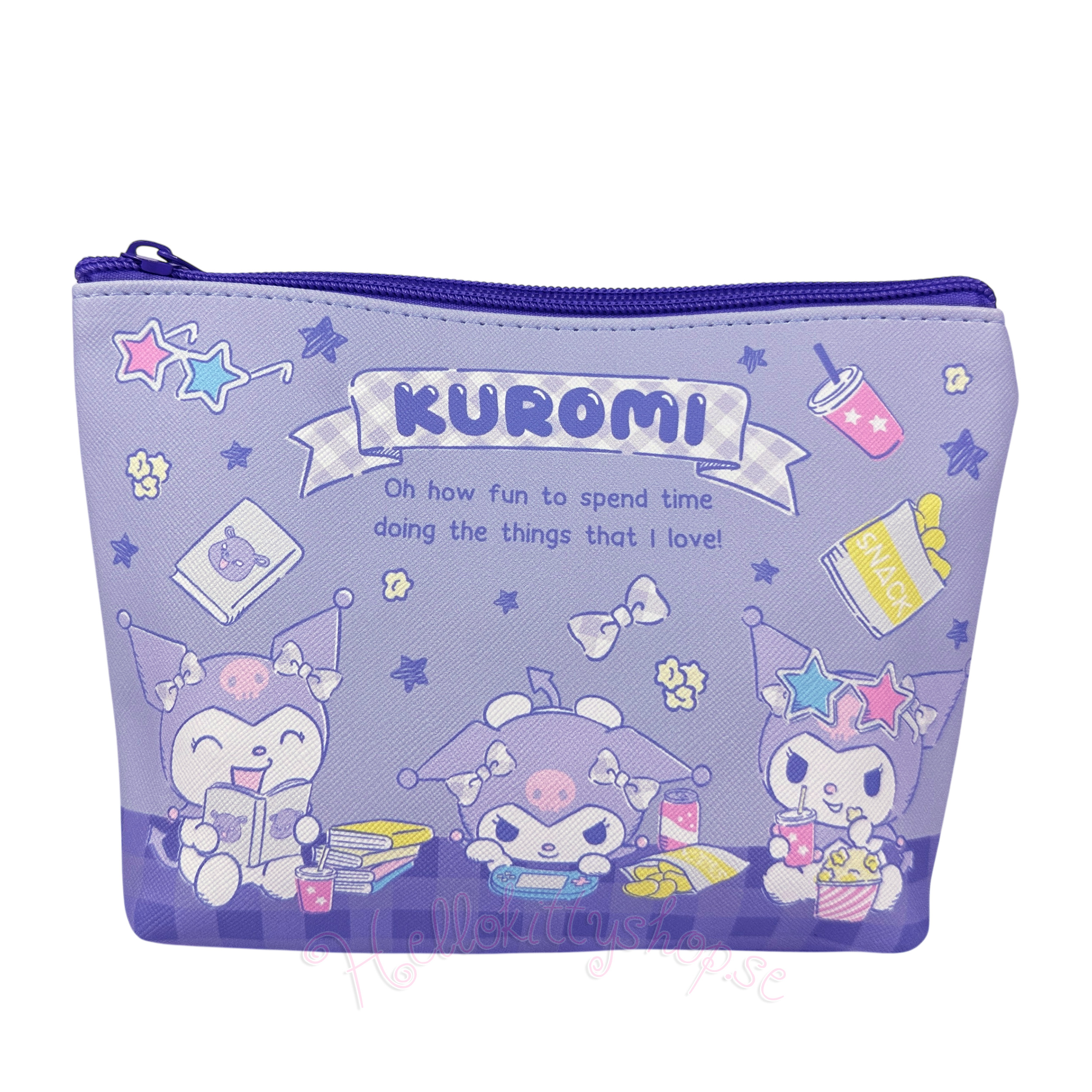 Kuromi Necessär/sminkväska - 20 cm - JAPAN IMPORT