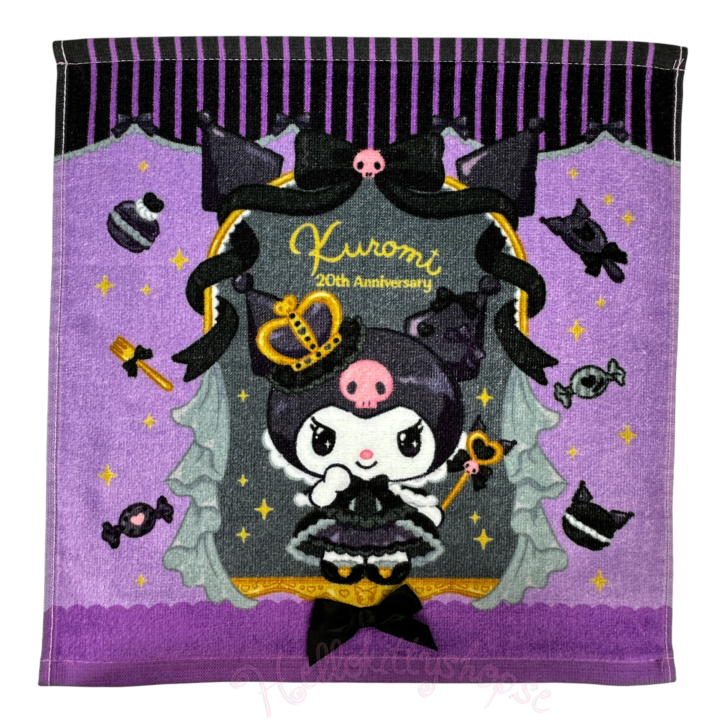 Kuromi Handduk - 20th Anniversary - 35 x 34 cm - JAPAN IMPORT