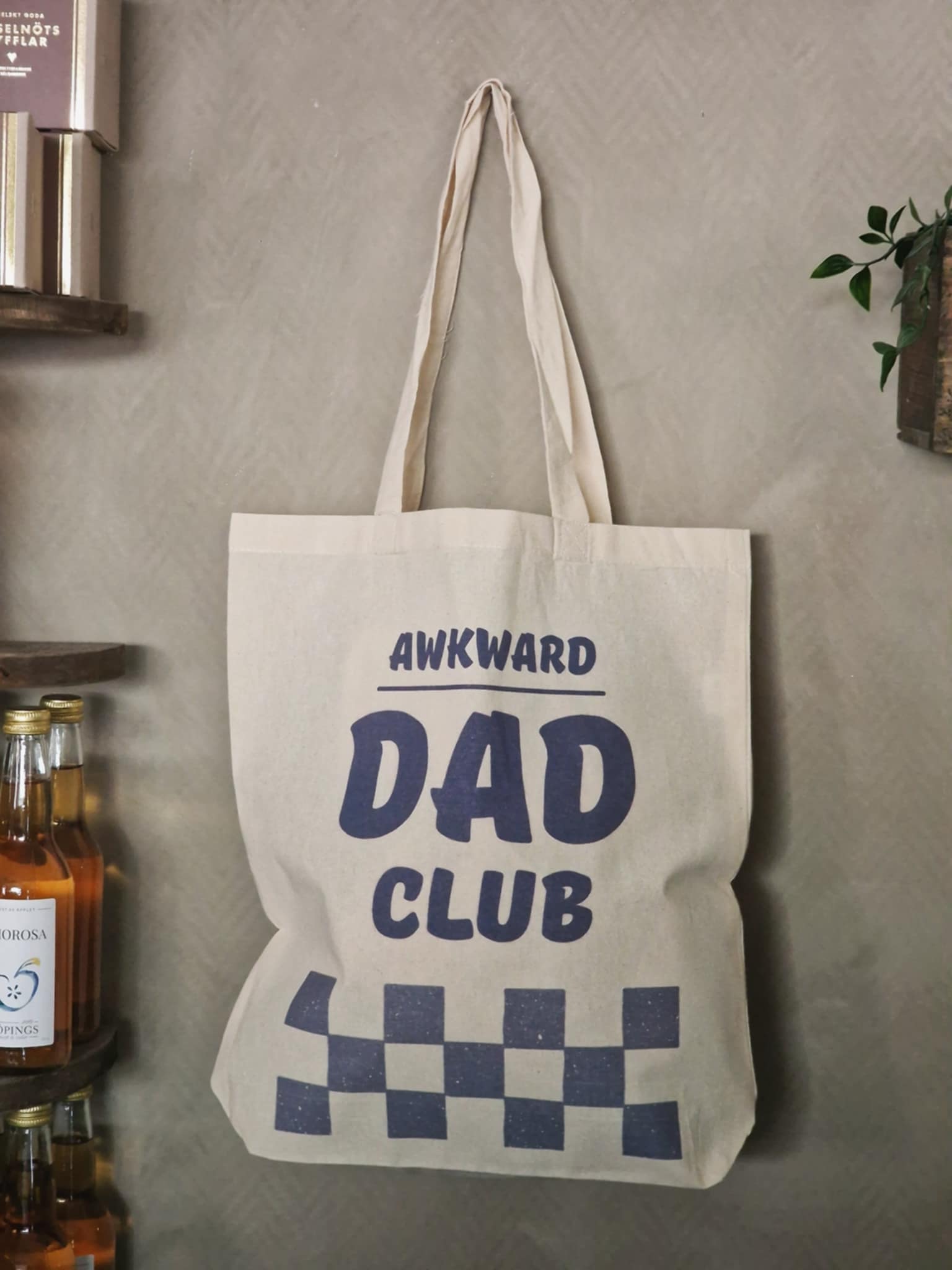 Cloth bag "Awkward dad club"