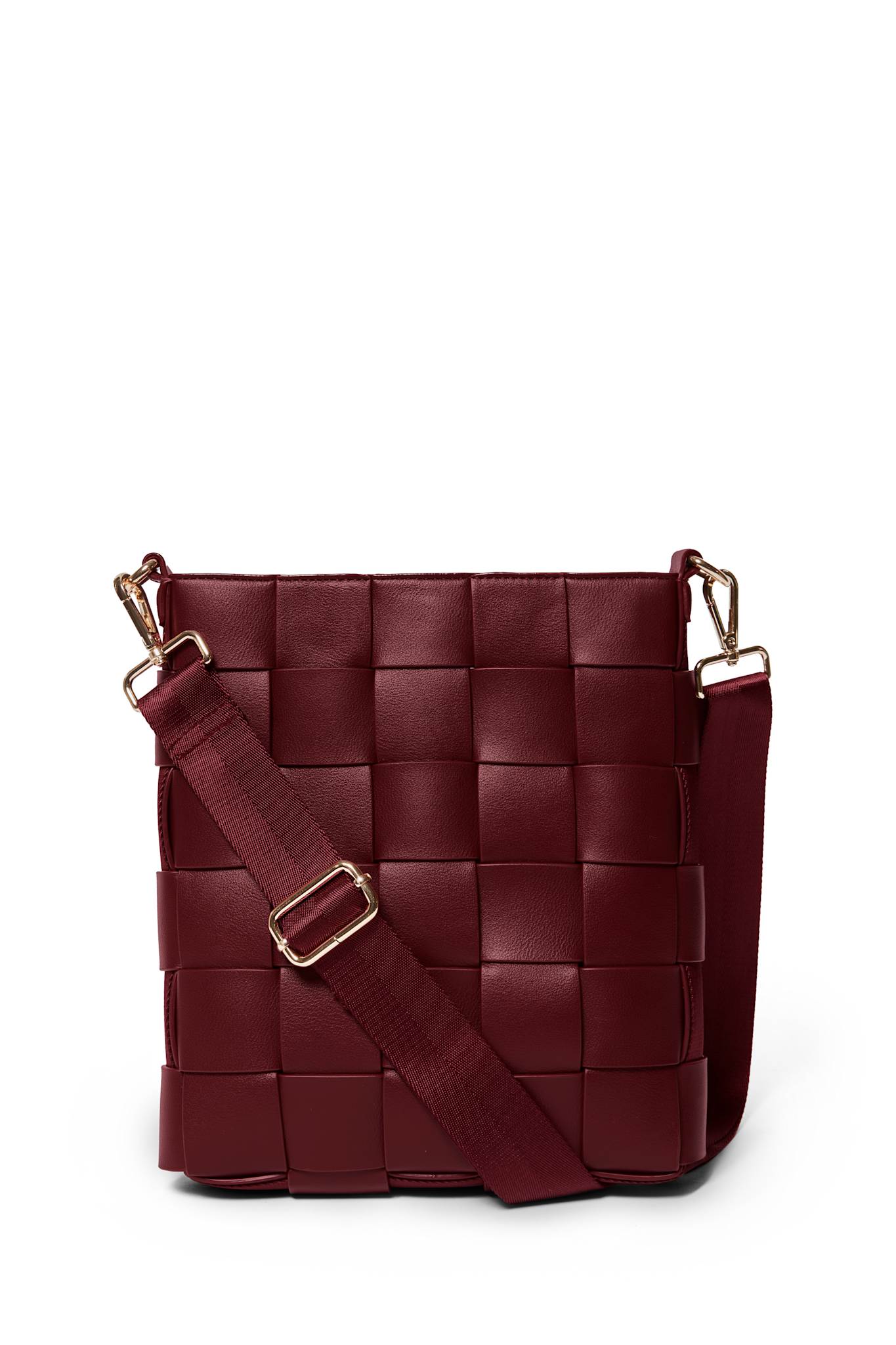 Ceannis Väska Braided Strap Shoulder Bag Wine