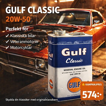 GULF CLASSIC 20W50 