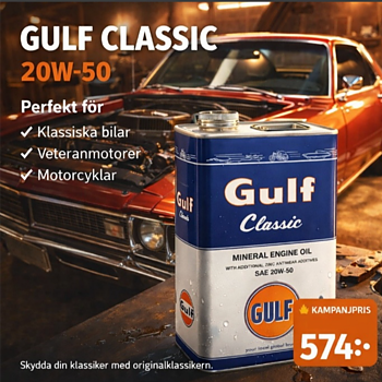 GULF CLASSIC 20W50 