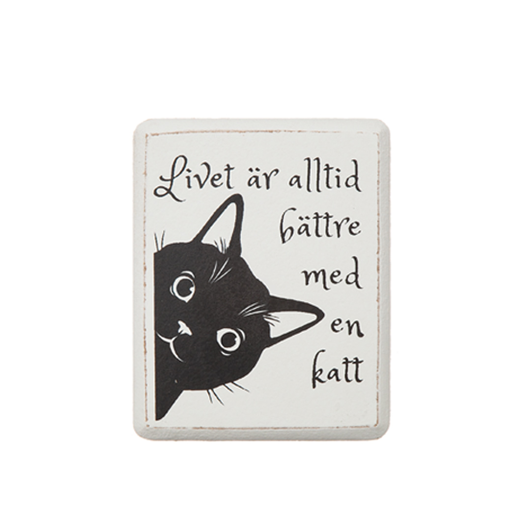 Kylskåpsmagnet Katt - 3