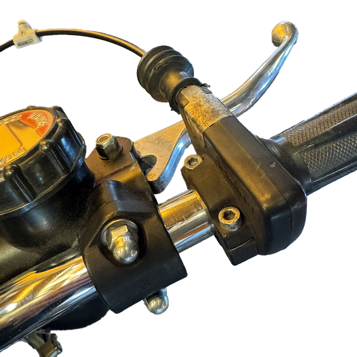 Klämbygel gashandtag Domino, Golden Champ/F50 GLX  tillverkat av Falkman Parts - 3