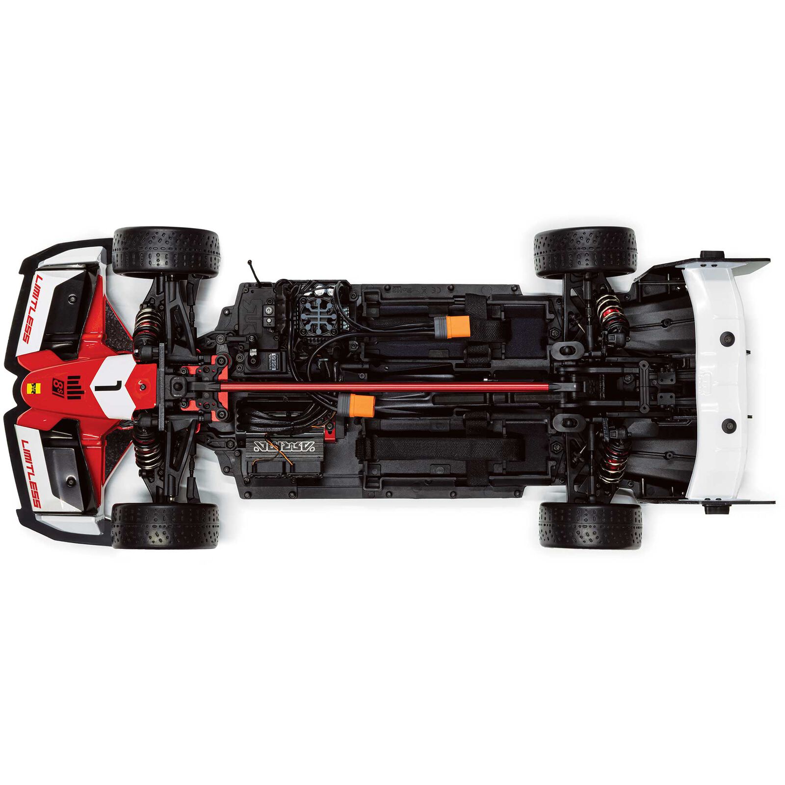 Arrma ARA7816T1 1/7 LIMITLESS 8S AVC 4X4 RTR Brushless Street Speed, Red/Black - 24