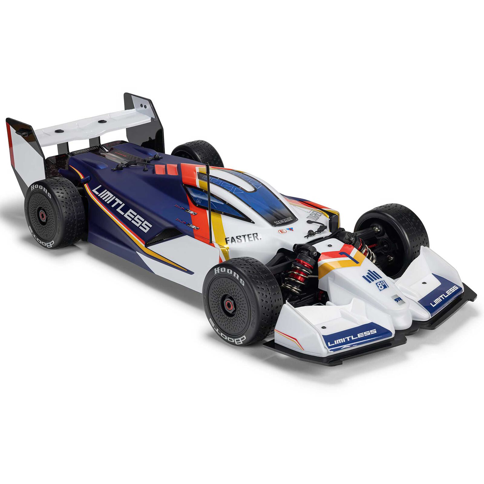 Arrma ARA7816T2 1/7 LIMITLESS 8S AVC 4X4 RTR Brushless Street Speed, White/Blue - 16