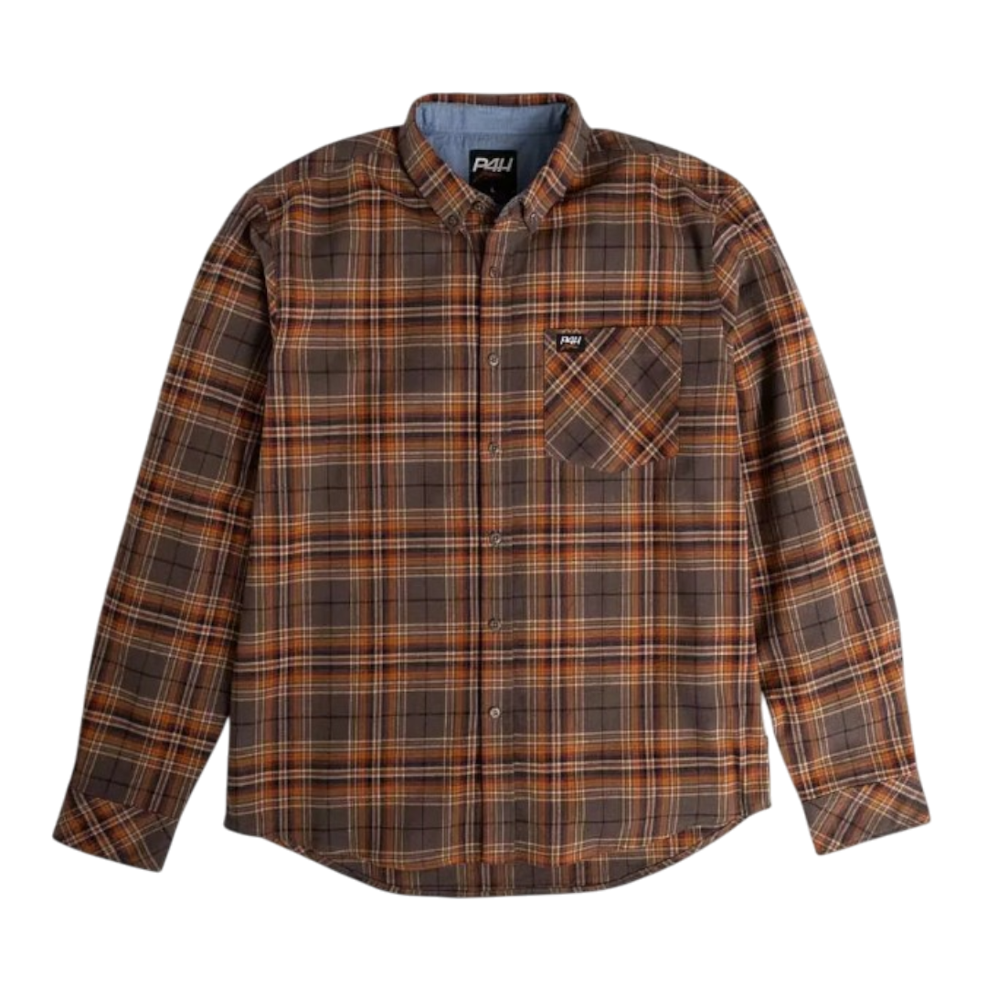 P4H Skjorta Flanell Grön