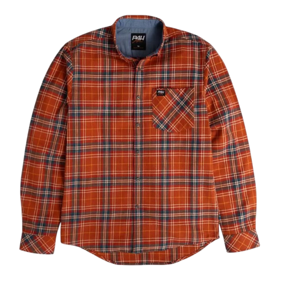 P4H Skjorta Flanell Rost