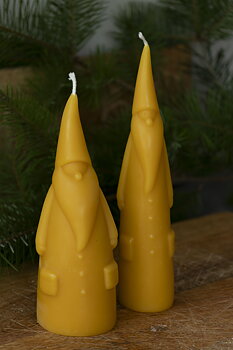 Dipam bivaxljus tomte ø 6,5 x 19 cm