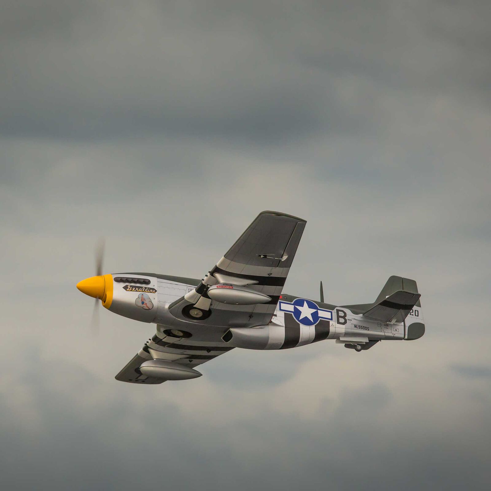 Hangar 9 P-51D Mustang 20cc ARF, 69.5" - 6