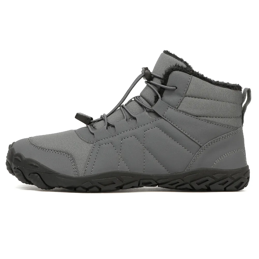 Mishansha uniseks winterschoenen zonder sokken, warm gevoerd, EU maat 36-48, zwart, 39 EU