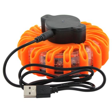 Oppladbare blinklykter, orange