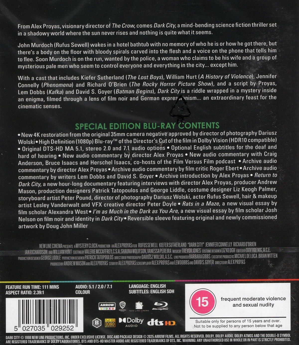 Dark City (ej svensk text) (Blu-ray) - 2