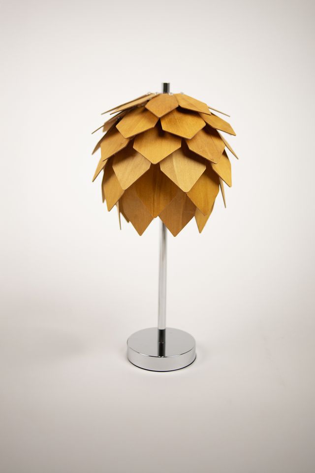 OLSSON & JENSEN Lampa med fot Cone Brun