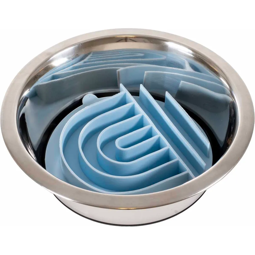Slow Feeder Bowl Insert Blue Arch 15,7x15cm  - 2