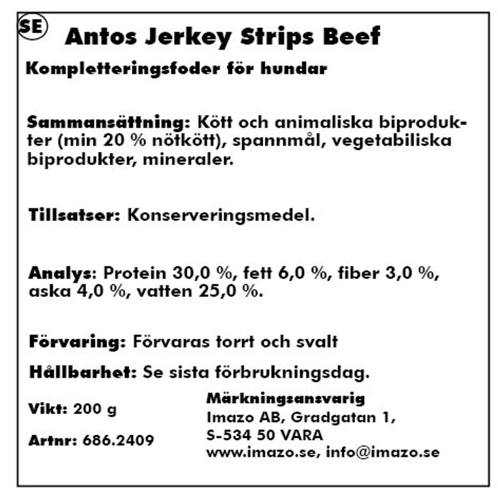 Hundsnacks Strips Beef  - 2