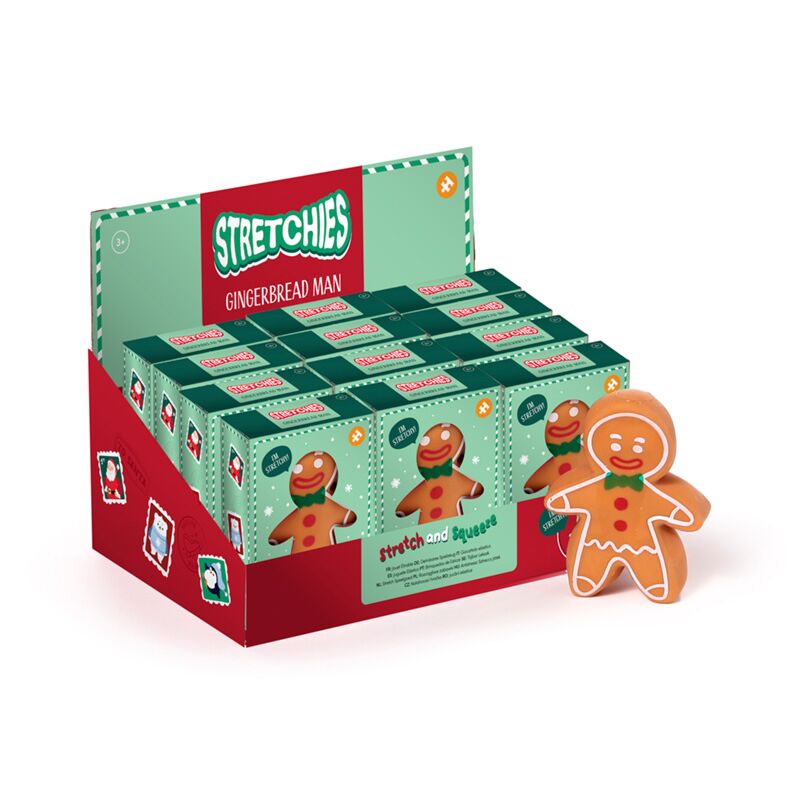 Klämleksak - Pepparkaksgubbe
