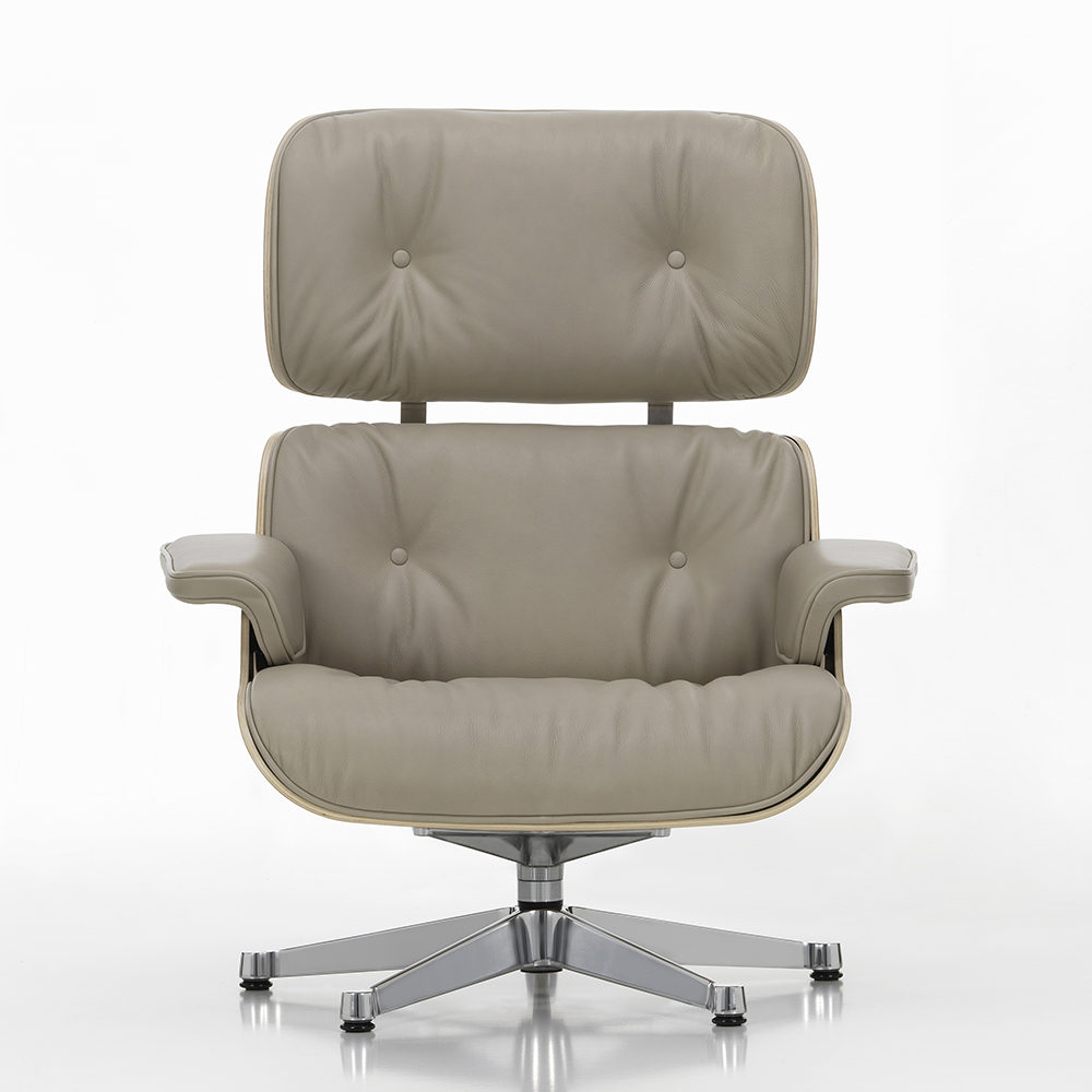 Eames Lounge Chair Fåtölj - Cherry Natural (Läder ) - Vitra - 4