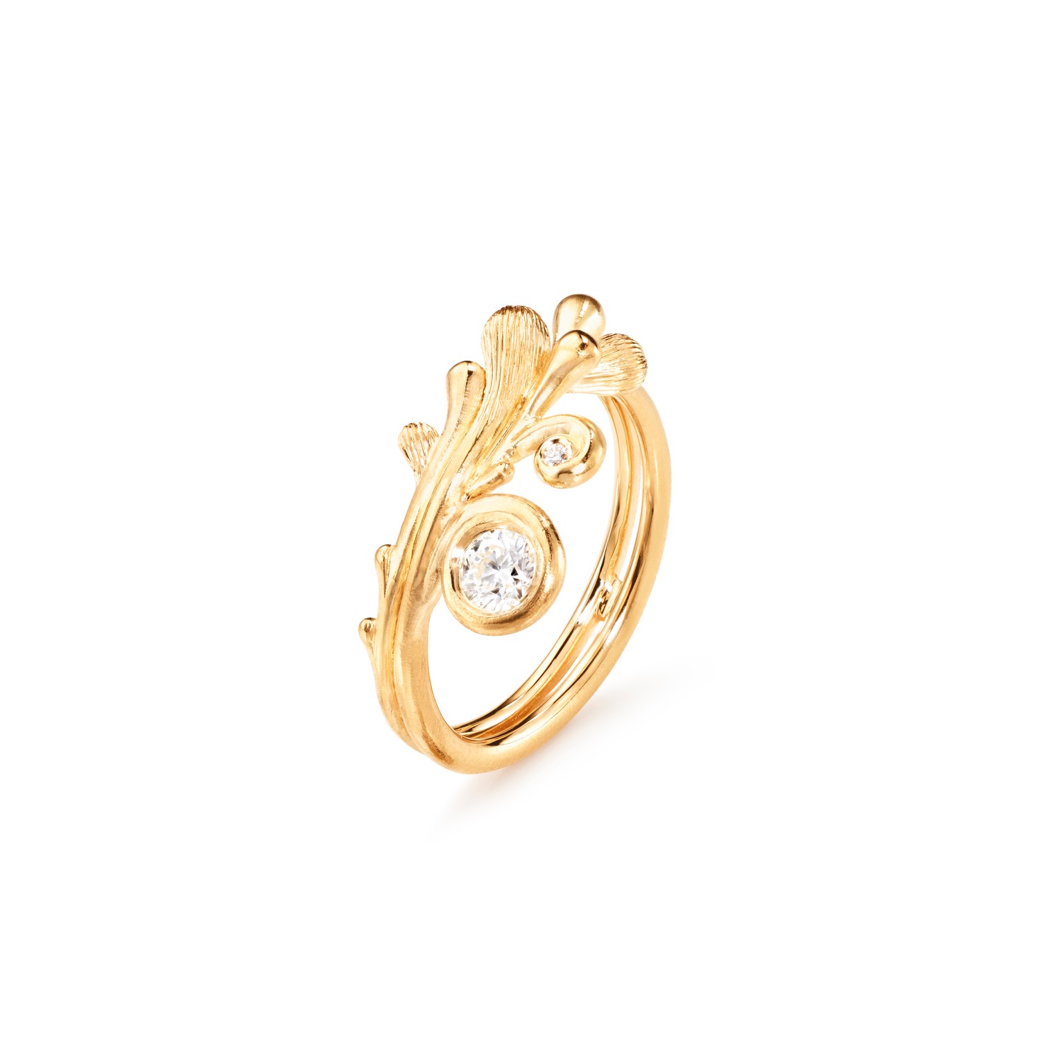 BoHo sormus 18k ja Dia 0,208ct