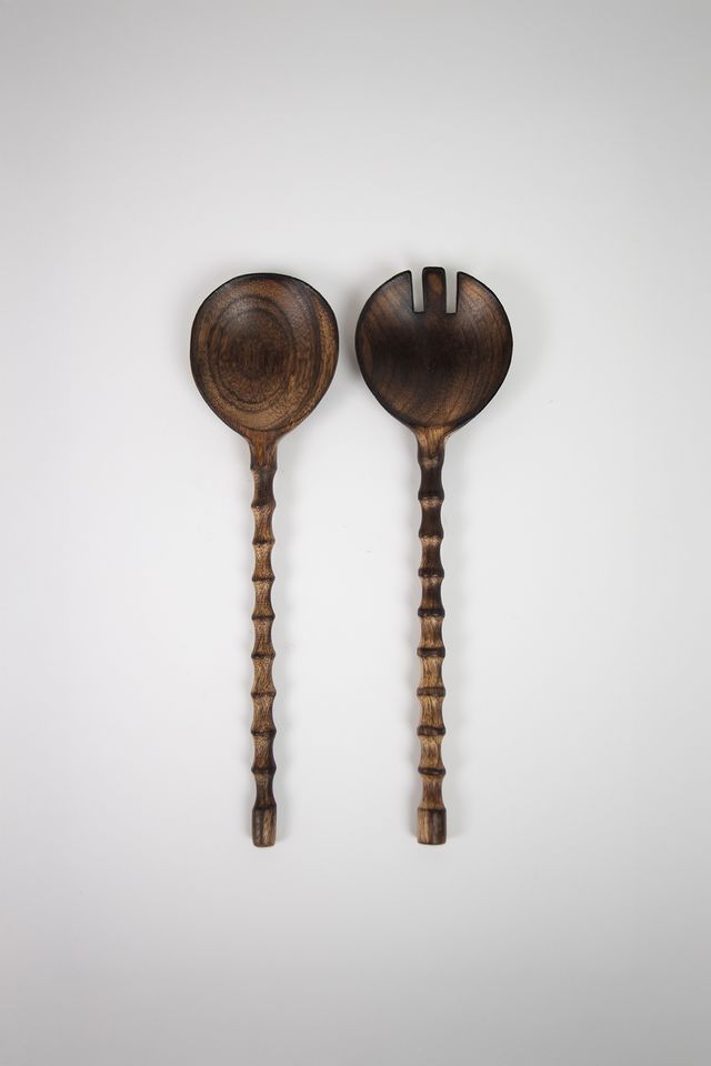 OLSSON & JENSEN Salladsbestick Zion mörkbrun