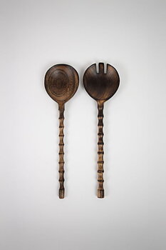 OLSSON & JENSEN Salladsbestick Zion mörkbrun
