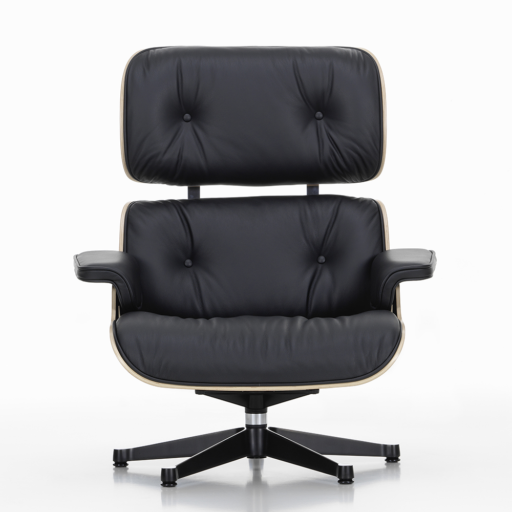 Eames Lounge Chair Armchair - Santos Palisander (leather) - Vitra - 4