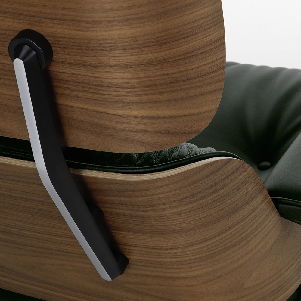 Eames Lounge Chair Fåtölj - Walnut Natural (läder) - Vitra - 5
