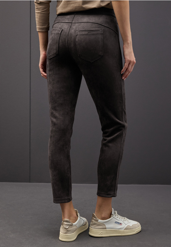 Style LTD QR Hope Velour - Darkest Brown - Street One