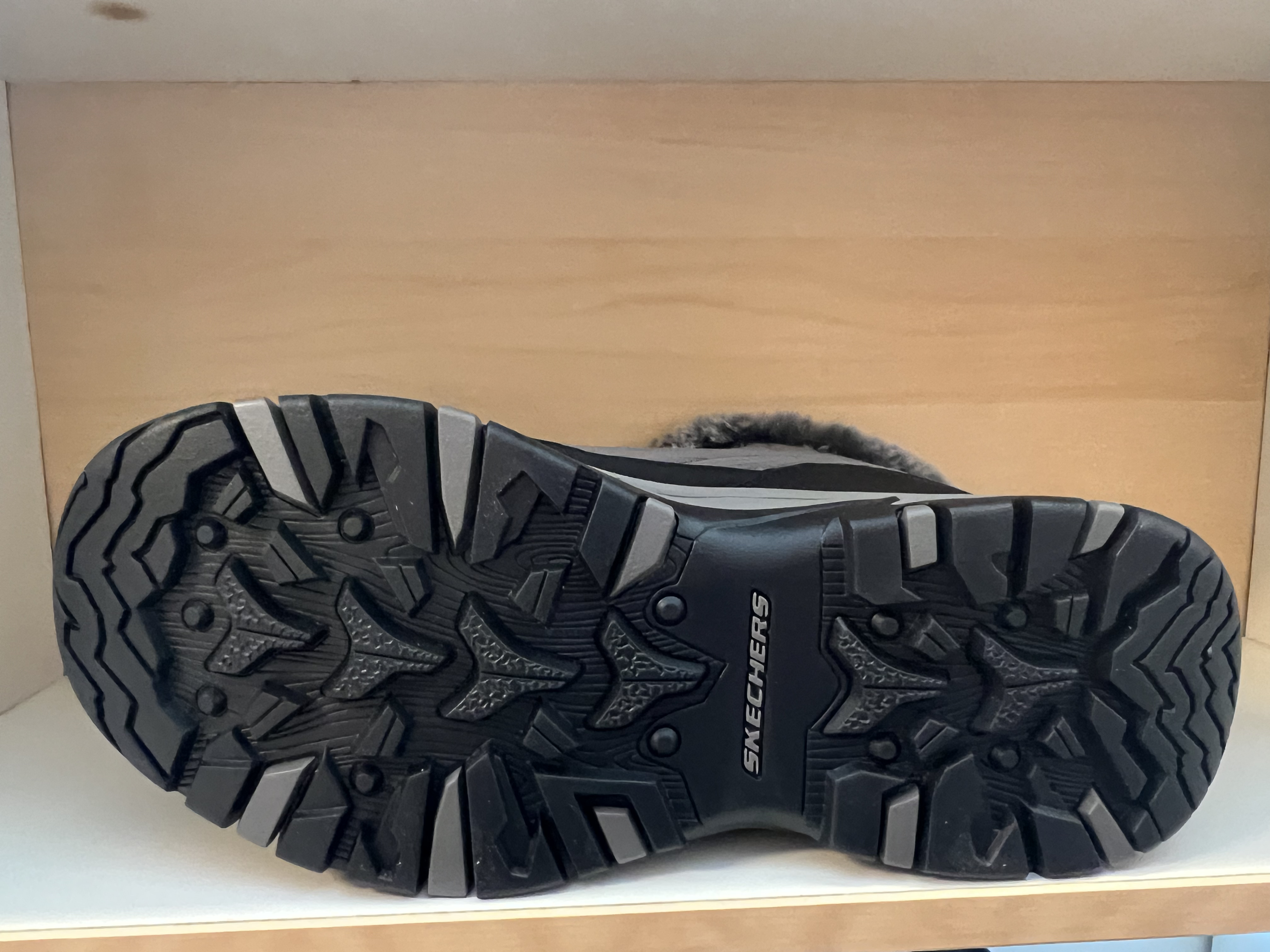 Skechers Dam-känga fodrad. Anti-slip-sula  på vått och torrt  underlag.  Memory Foam innersula. Waterproof. - 3