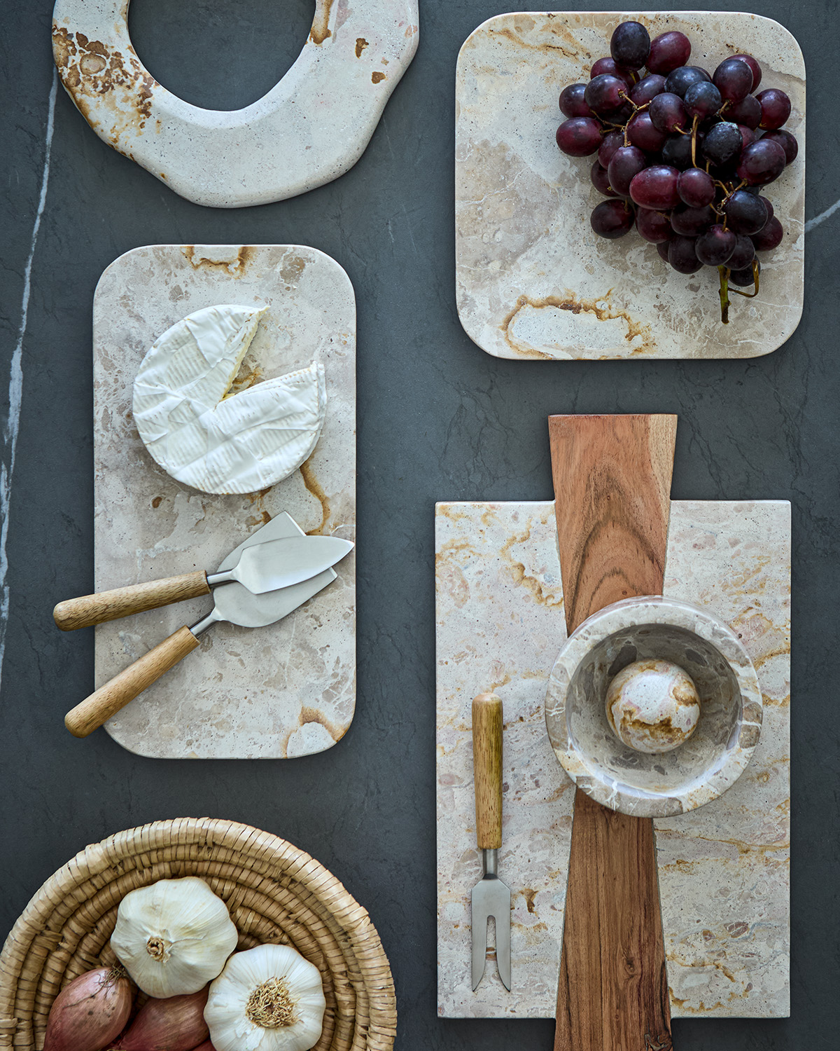 Coaster, Thyme Marble - Affari of Sweden - 3