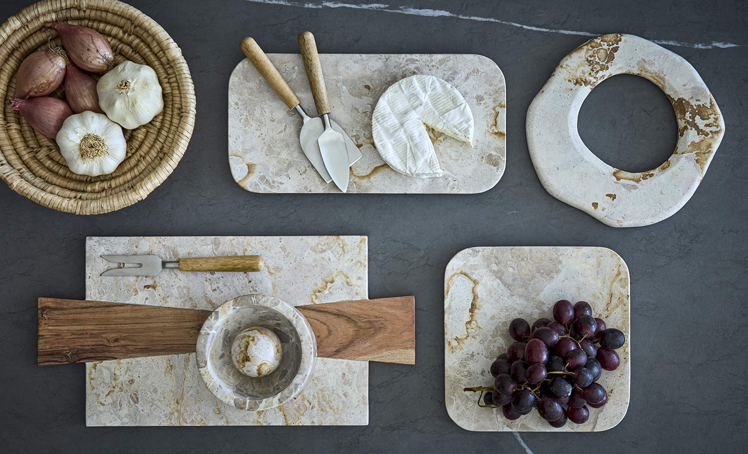 Coaster, Thyme Marble - Affari of Sweden - 4