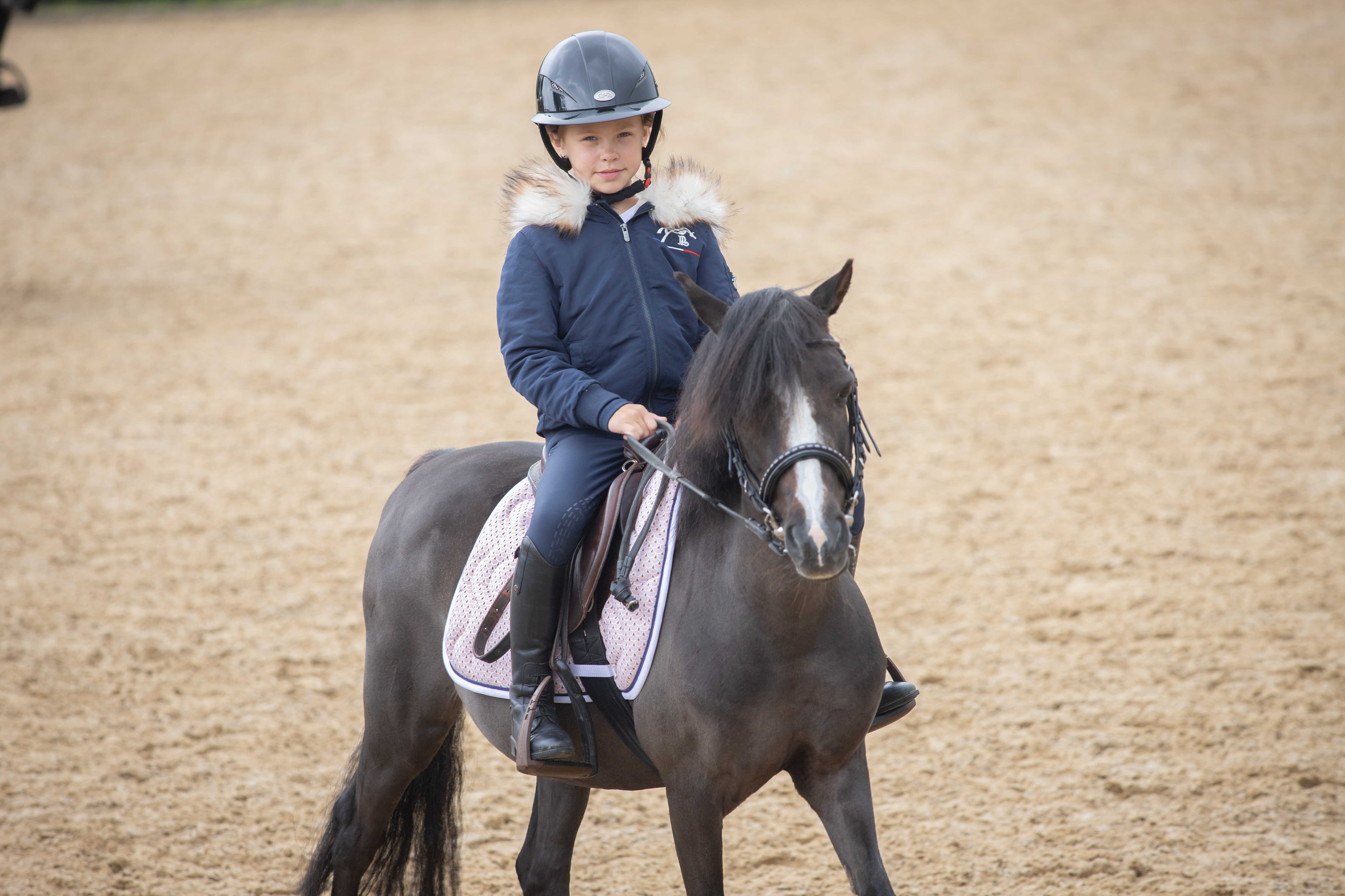 Pénélope Kids Eden Lyon Bomber Jacket Navy blue - 3