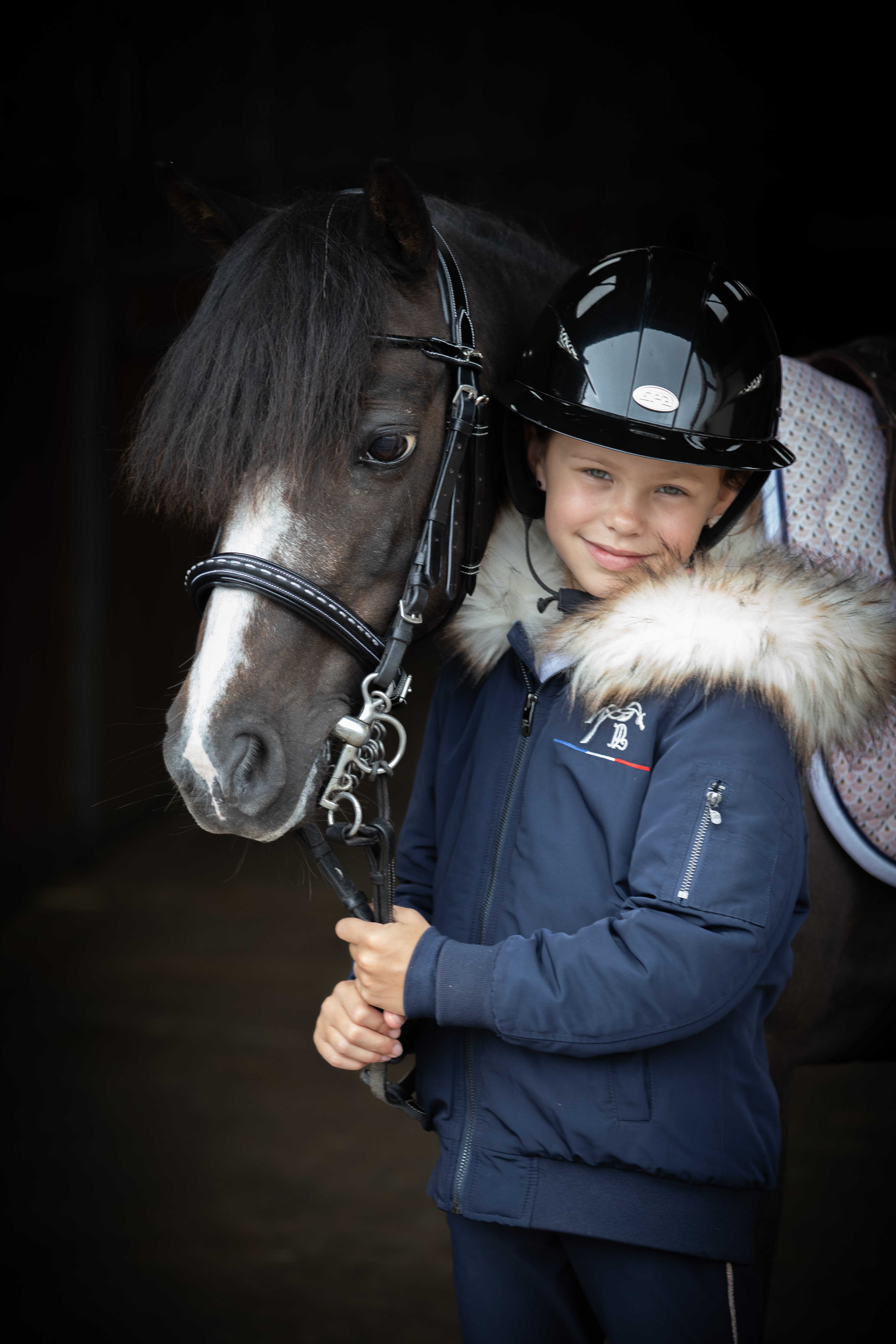 Penelope Eden Lyon Junior Bomberjacka Navy (6 år)