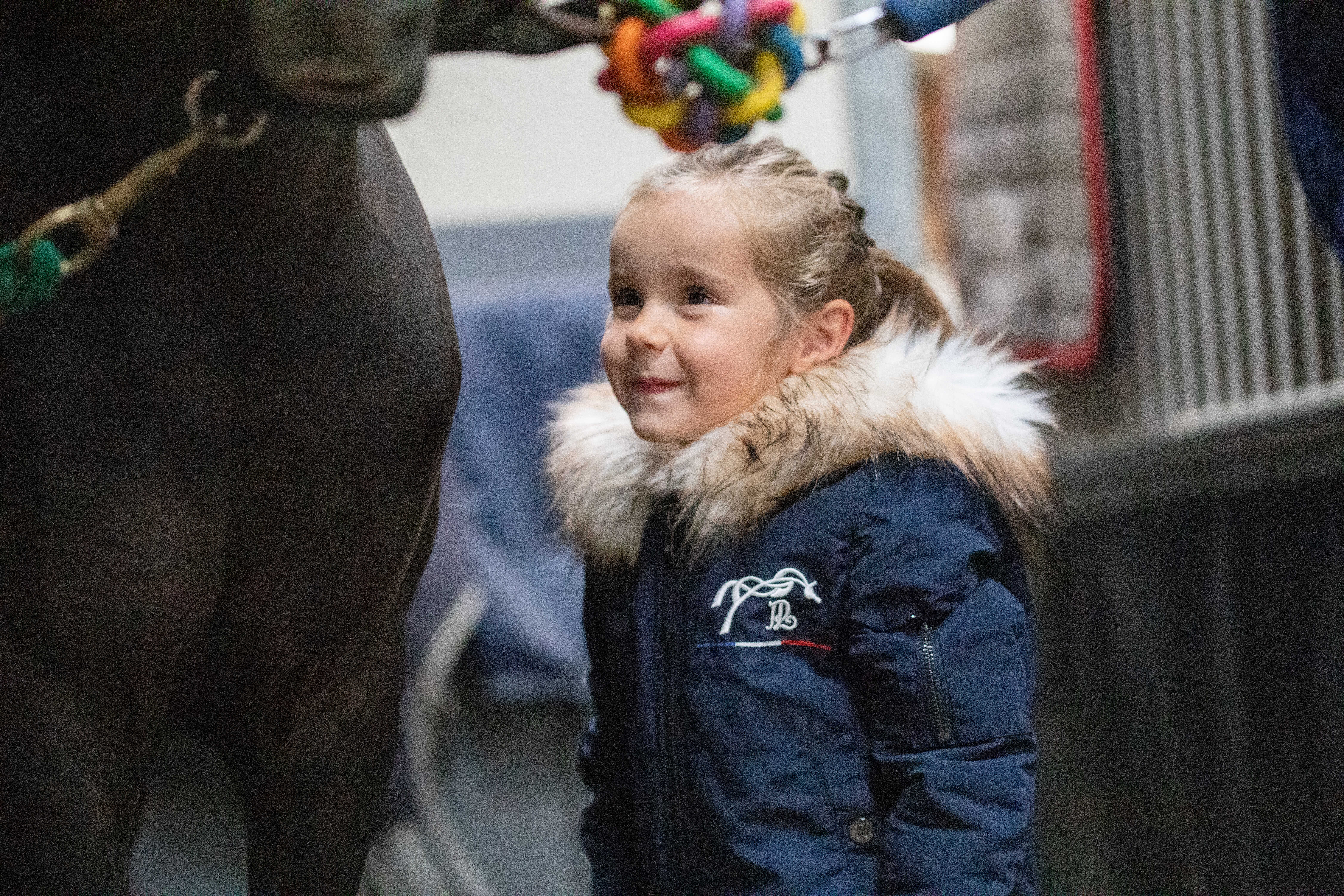 Pénélope Kids Eden Lyon Bomber Jacket Navy blue - 6