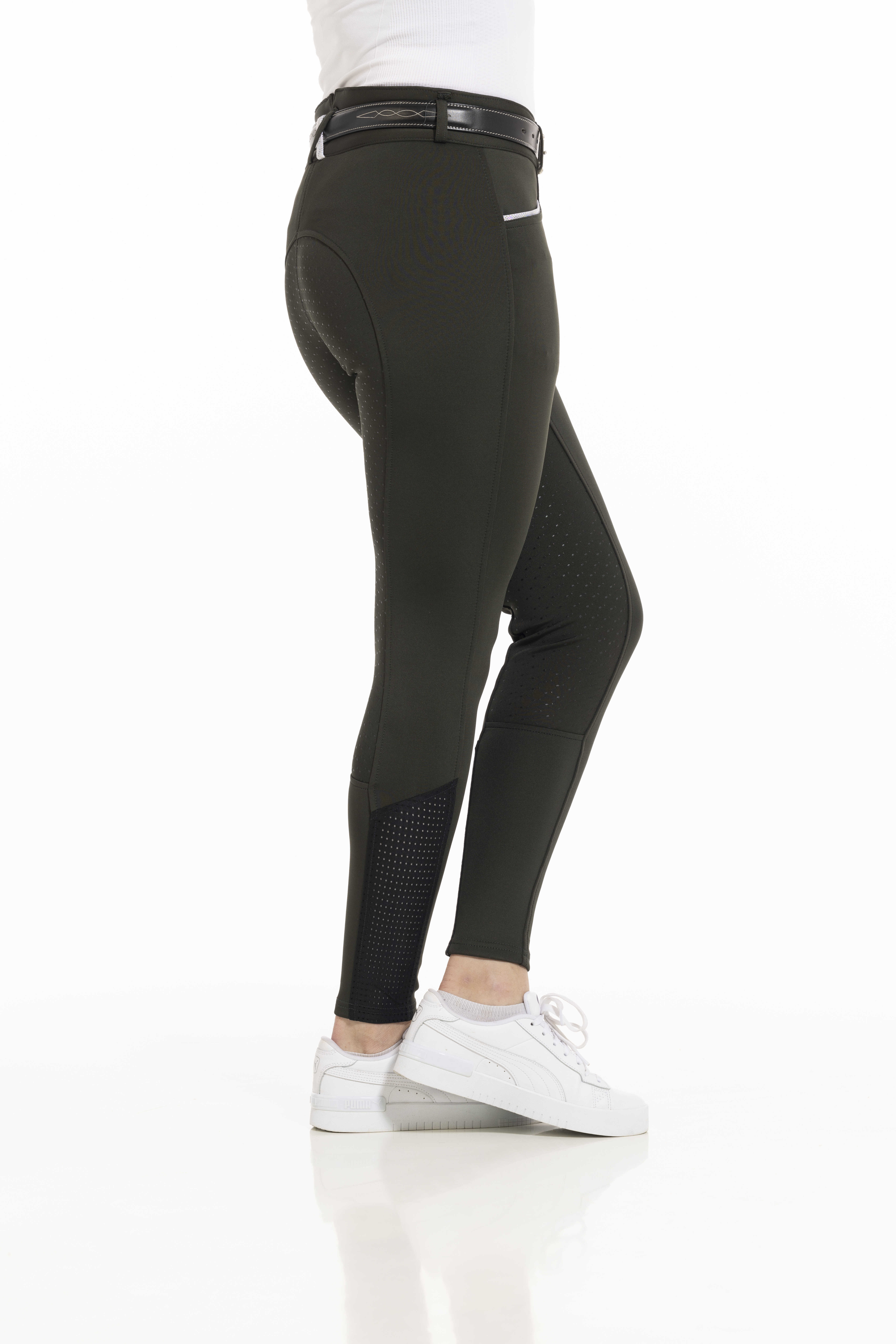 Equitheme Claudine Riding Breeches Dark green - 4