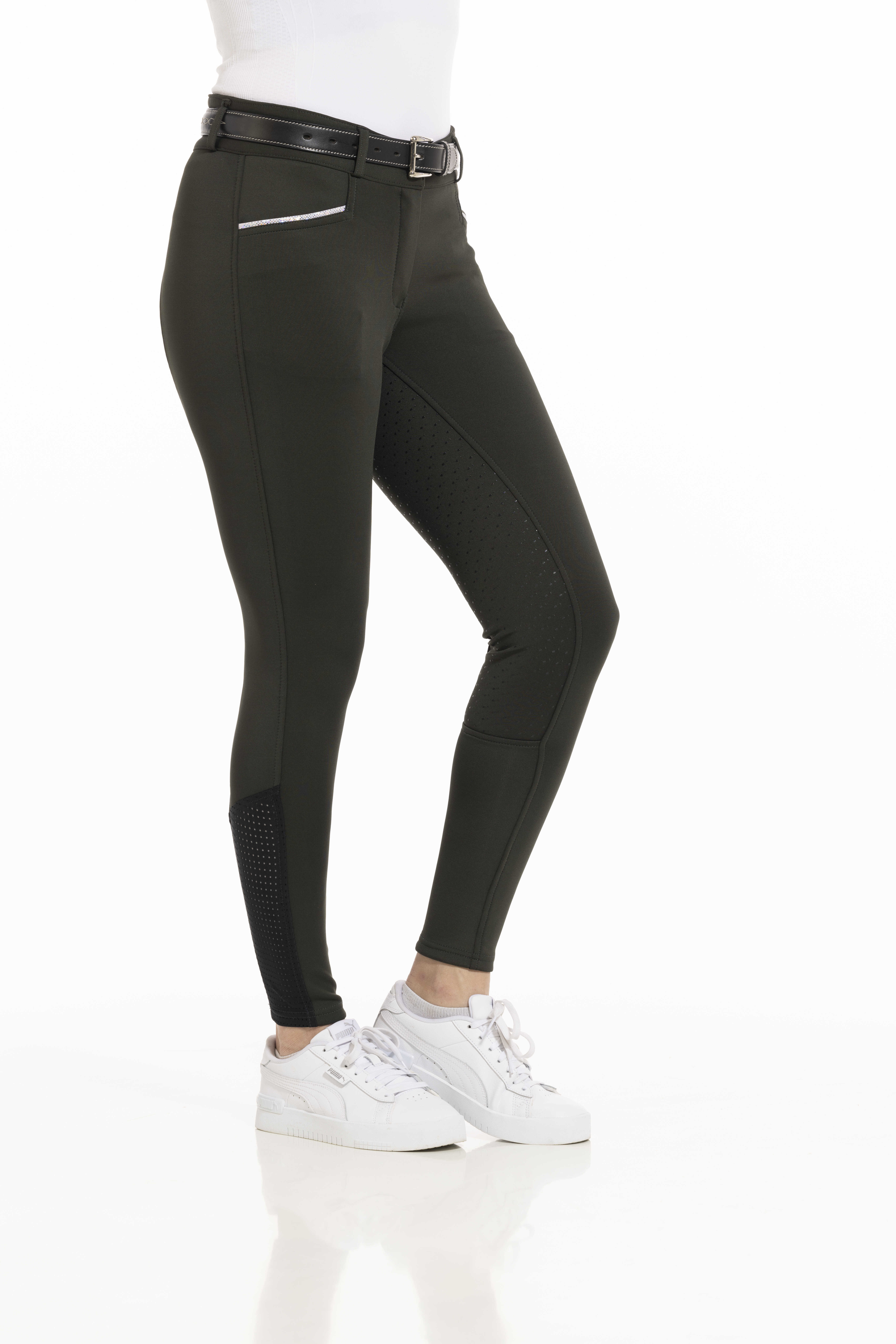 Equithème Claudine Ridbyxor Mörkgrön (34)