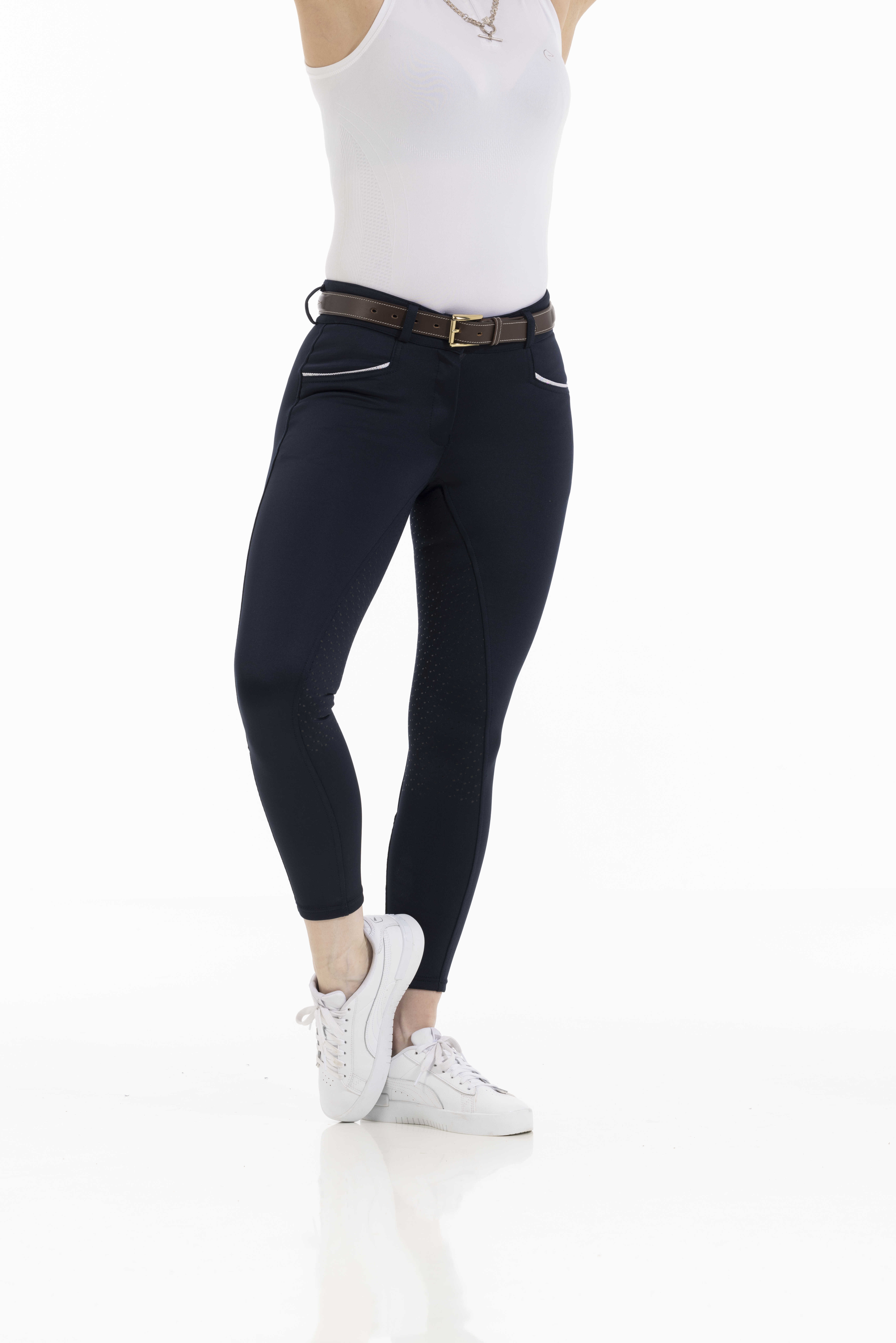 Equithème Claudine Ridbyxor Navy (34)