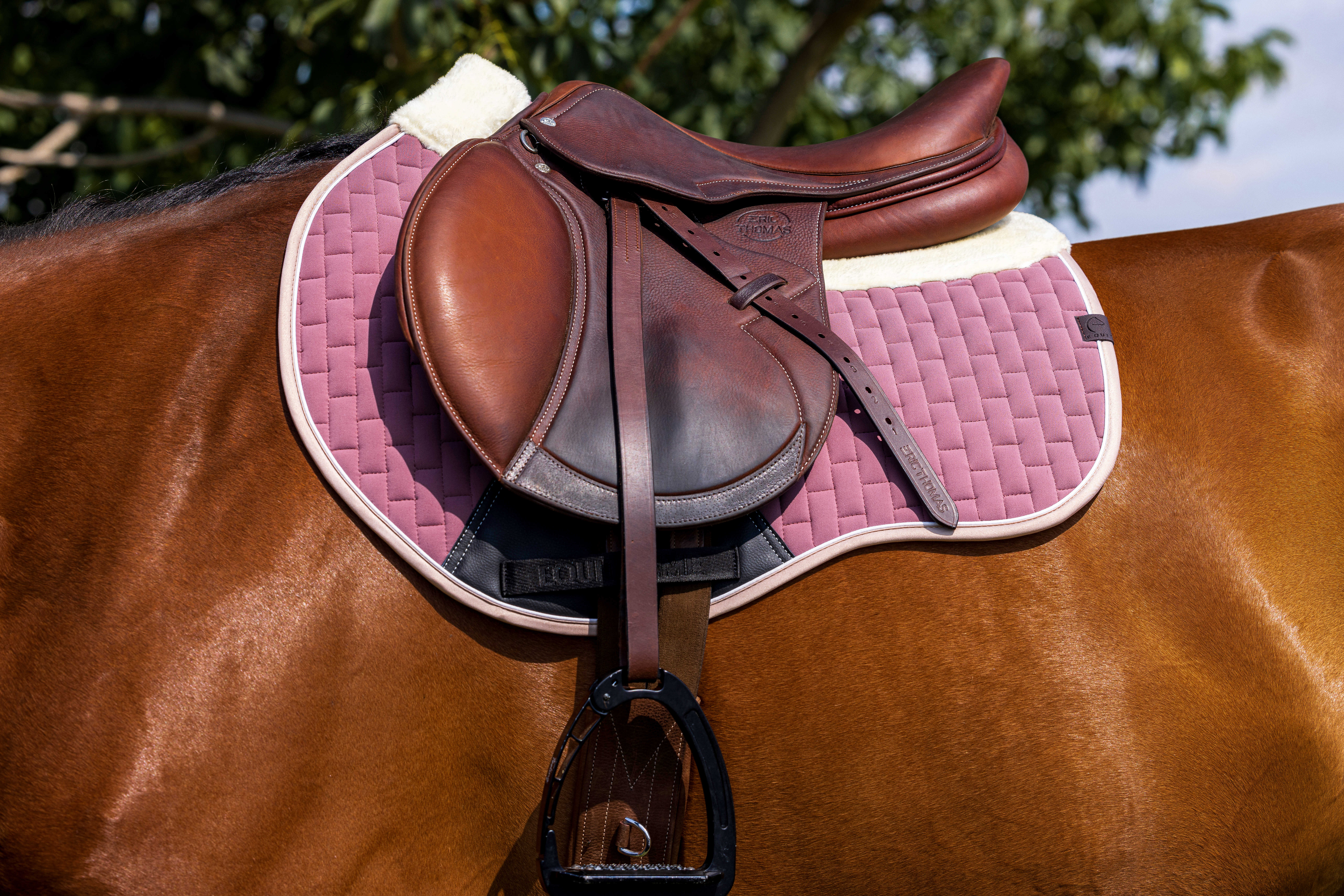 Equitheme Dinard Saddle Pad Antique pink - 2