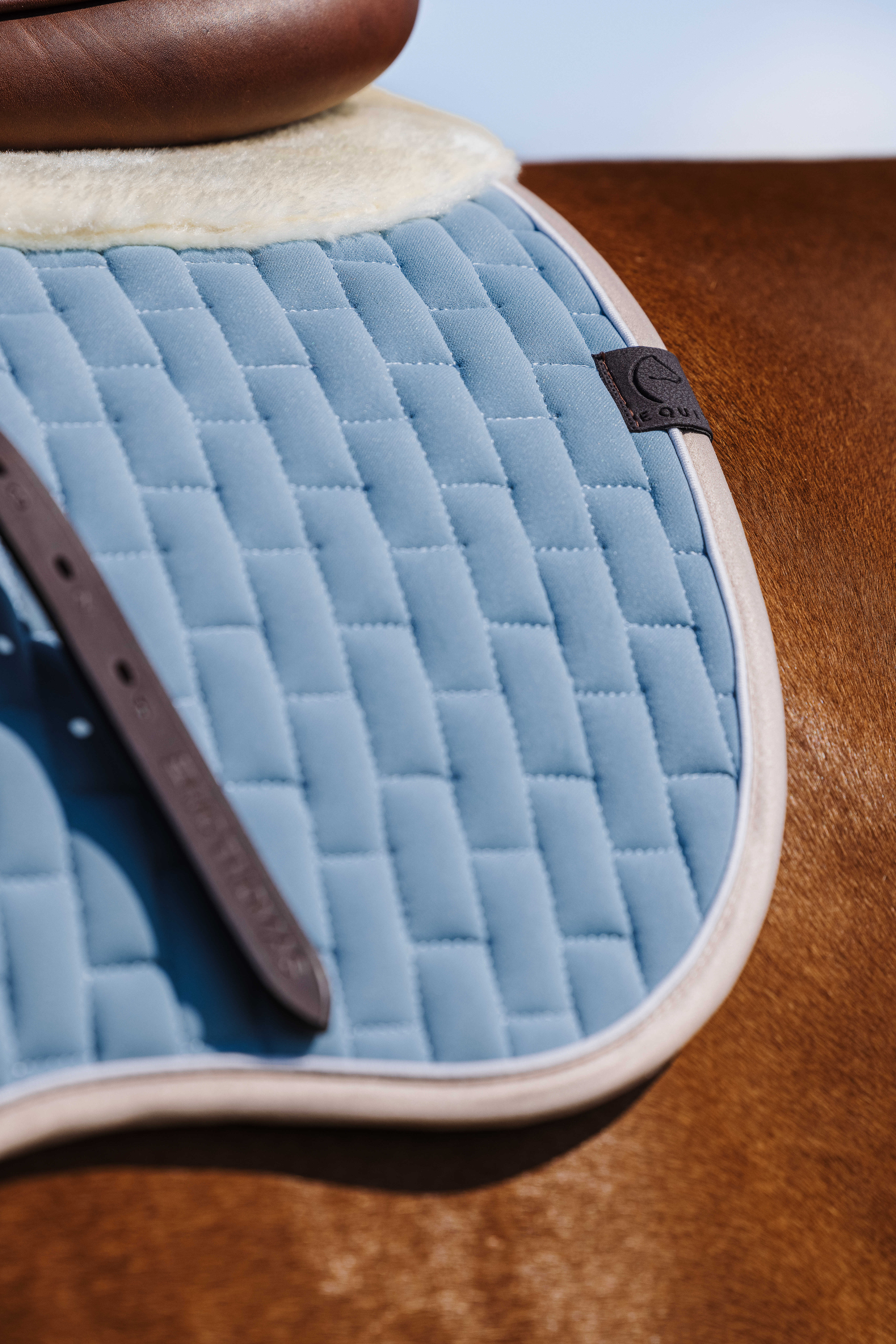 Equitheme Dinard Saddle Pad Blue/light blue - 5