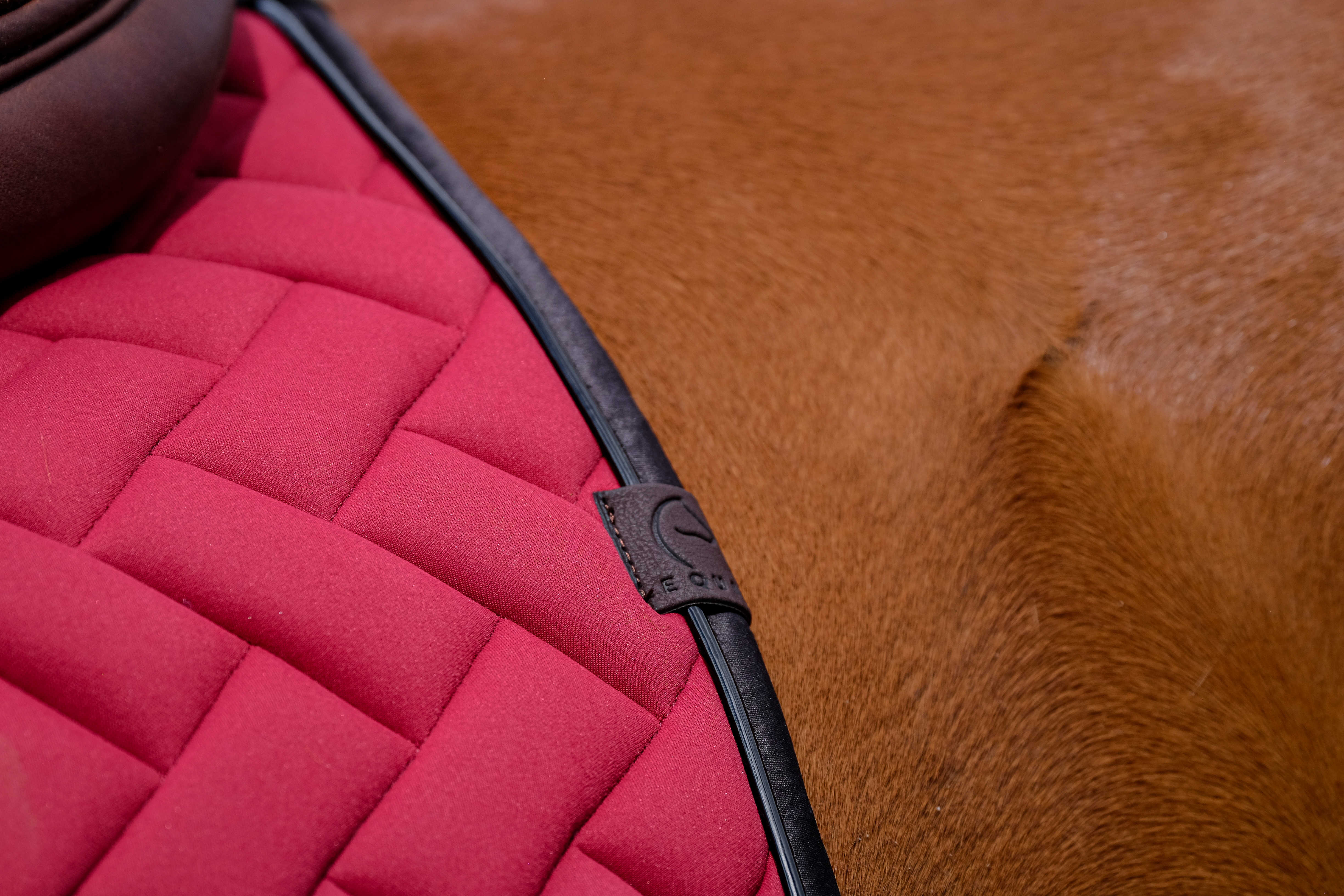 Equitheme Impulsion Saddle Pad Burgundy - 6