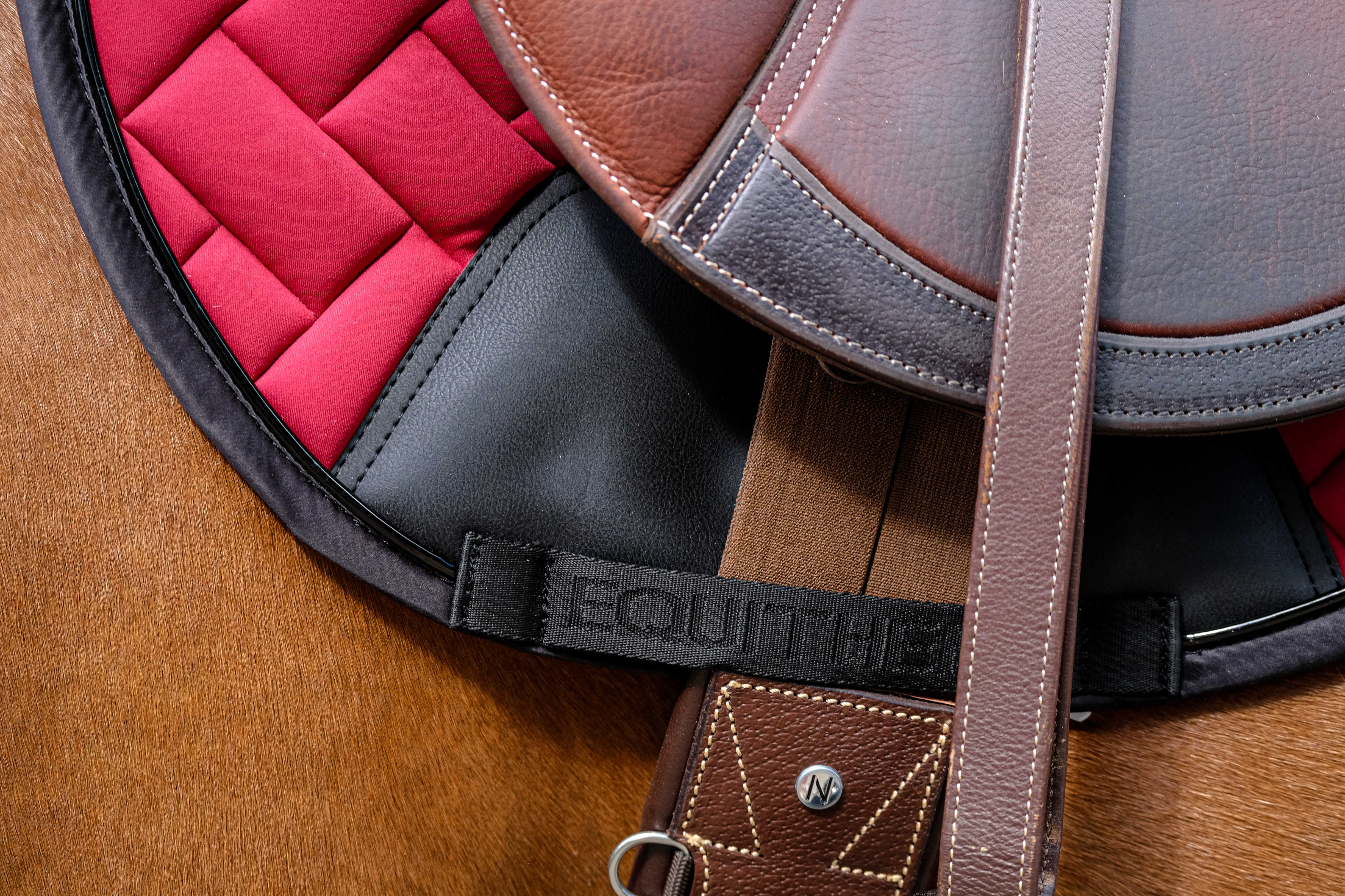 Equitheme Impulsion Saddle Pad Burgundy - 5